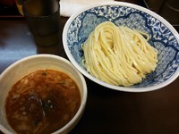 「濃厚海老つけ麺」@つけ麺専門店 二代目のぶの写真