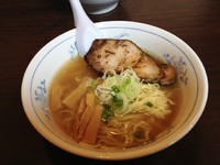 「塩らーめん＋本日のセット（チャーシューメンマ丼）」@中華そば めんじゃらけ 行田店の写真