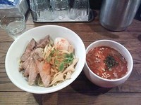 「特製海老つけ麺」@新宿 モモンガの写真
