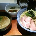 特製つけ麺（柚子風味）特盛+デミポライス（\1330）