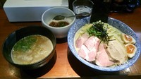 「特製つけ麺（柚子風味）特盛+デミポライス（\1330）」@麺処 ほん田の写真