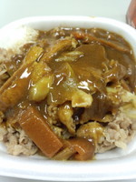 「カレー南蛮牛丼（テイクアウト）400円」@すき家 品川東店の写真