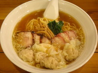 「ワンタンチャーシュー麺(1050円)」@らーめん穀雨の写真