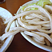 「肉つけめん450円」@手打ちうどん とだの写真