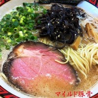 「マイルド豚骨（醤油）650円」@中華そば 華丸の写真