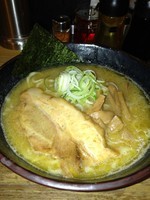 「鶏骨ラーメン　７５０円」@まるあ 商店の写真