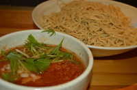 「メキシカントマトつけめん(大盛り)　700＋50円」@麺や のかぜの写真