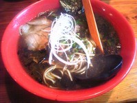 「大分ブラックらー麺 (大盛無料)」@はぐるまの写真