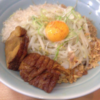 「混ぜそば(野菜少し多め)」@ラーメン慶次郎 亀戸店の写真