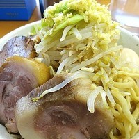 「サブローラーメン小+チャーシュー（ヤサイショウガ）1000円」@麺屋 玲の写真
