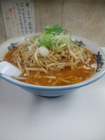 「味噌野菜ラーメン大盛り950円」@元祖北海道旭川ラーメン ぺーぱんの写真