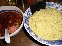 「つけ麺大＋辛味」@大勝軒 十五夜 新宿御苑店の写真