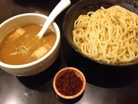 「2号つけ麺750円+辛薬味50円」@麺堂 稲葉の写真