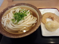 「冷やかけ(ふた玉)」@讃岐うどん 條辺の写真