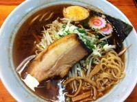 「下孫ラーメン+大盛+もやし」@めんかくぼうの写真