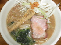 「ねぎらーめん　「800円」」@めんや 暁の写真