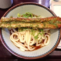 「ぶっかけうどん（￥280）＋ちくわ天（￥120）」@杵屋麦丸 大森ベルポート店の写真