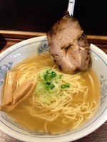 「塩らーめん（７００円）」@中華そば めんじゃらけ 行田店の写真