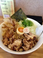 「まぜそば中盛（７５０円）」@らー麺Chopの写真