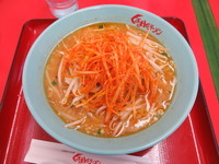 「ねぎ味噌ラーメン：760円」@くるまやラーメン 足立保木間店の写真