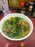 「ニラそば　８３０円」@一文無の写真