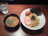 「味玉濃厚鶏つけ麺(中盛300g)」@自家製麺 麺処 東行の写真