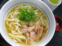 「【季節限定】鶏塩うどん￥４９０」@なか卯 行田佐間店の写真