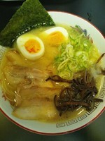 「ラーメン（ゆで玉子トッピング）」@麺屋 もりひろの写真