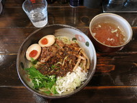 「黒油そば（スープ付き）：850円」@油そば 椿の写真