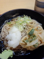 「朝そば（おろし・冷）290円」@ゆで太郎 高輪店の写真