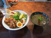 「麺 in BLACK DX（並盛）：990円」@二丁目 つけめん GACHIの写真