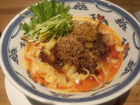 「花ぐるま担々麺「金」汁なし」@CHINESE BAR FARO 花楼の写真