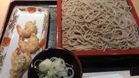 「天せいろ（小えび）_850円＋大盛り100円」@善光寺そばの写真