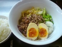 「油そば（数量限定）　９５０円」@牛骨らぁ麺 マタドール 本店の写真