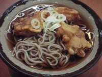 「限定鳥唐揚そば　【280円】」@亀有そばの写真
