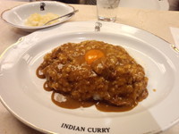 「インデアンカレー730円＋卵50円」@インデアンカレー 丸の内店の写真