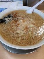 「中華そば（大脂）+大盛」@王道!! 背脂煮干中華そば 潤の写真