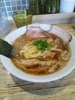 「醤油煮干中華そば690円＋大盛100円」@NOODLE STOCK 鶴おかの写真