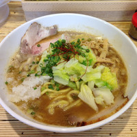 「鶏魚介そば(ランチ大盛り無料)」@NOODLE STOCK 鶴おかの写真