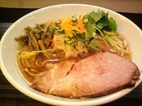 「鯵二ボそば」@志奈そば 田なかの写真