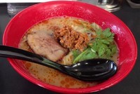 「鶏白湯担担麺＋白ごはん(小)800円＋100円」@麺や ぼんずの写真