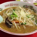 ミソラーメン中盛＋ライス(700円＋サービス＋150円)