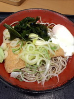 「朝そば（キツネ・冷やし）300円」@名代 富士そば 神田店の写真