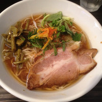 「鯵ニボそば」@志奈そば 田なかの写真