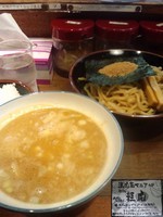 「濃厚とんこつ魚介つけ麺750円ライス無料」@濃厚豚骨ラーメン 濱虎家の写真