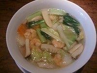 「海老つゆそば」@維新號 點心茶室 二子玉川店の写真