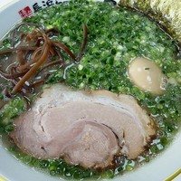 「ネギらーめん（味玉子トッピング）」@博多長浜らーめん 道の写真