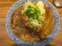 「らーめんミニ＋ステーキ（６８０＋３００＝９８０円）」@ラーメン燈郎の写真