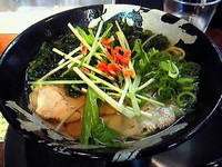 「日本海あごだし 潮ラーメン ￥650→￥500(お試し価格)」@越後らーめん維新 武蔵中原店の写真