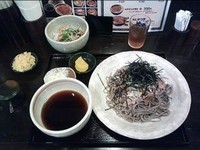「牛肉つけ蕎麦と五目飯セット」@炭焼酒場つけ蕎麦 力屋の写真